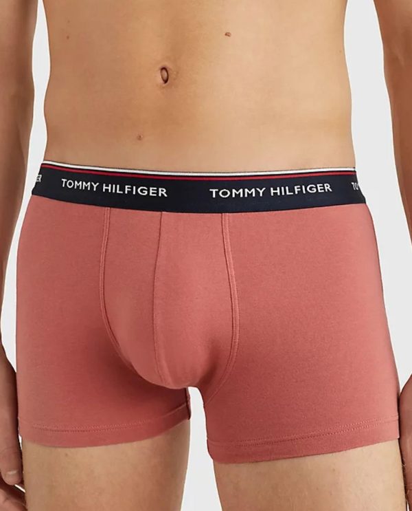 TOMMY HILFIGER BOXER 3PACK ΣΙΕΛ/ΓΚΡΙ/ΣΟΜΩΝ