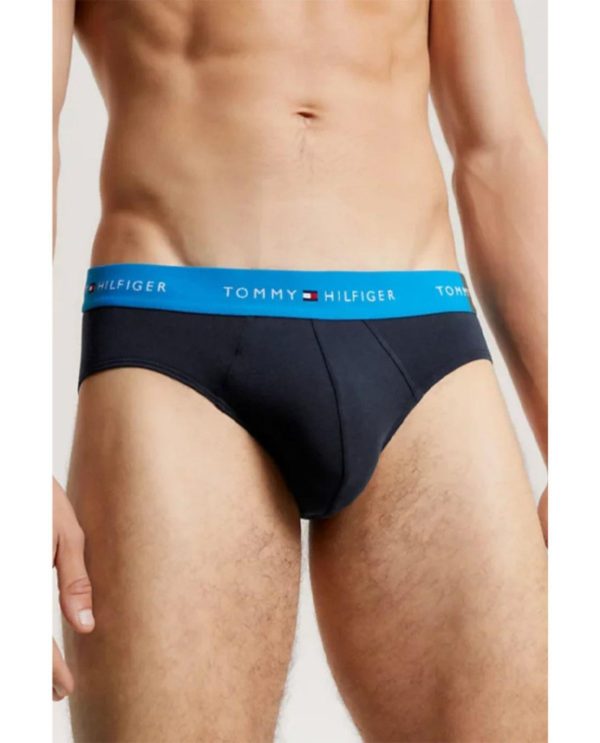 TOMMY HILFIGER SLIP 3PACK ΚΟΚΚΙΝΟ-ΓΚΡΙ-ΗΛΕΚ