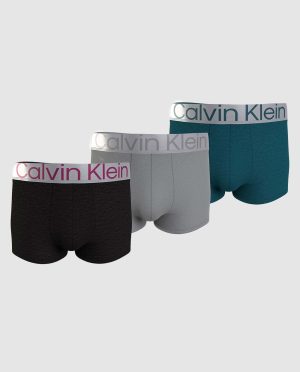 C.K BOXER 3PACK ΜΕ ΦΑΡΔΥ ΛΑΣΤΙΧΟ COTTON