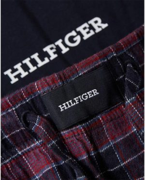 TOMMY HILFIGER ΠΥΤΖΑΜΑ ΑΝΔΡΙΚΗ ΚΑΡΩ ΠΑΝΤΕΛΙΝΙ Μ.Μ.