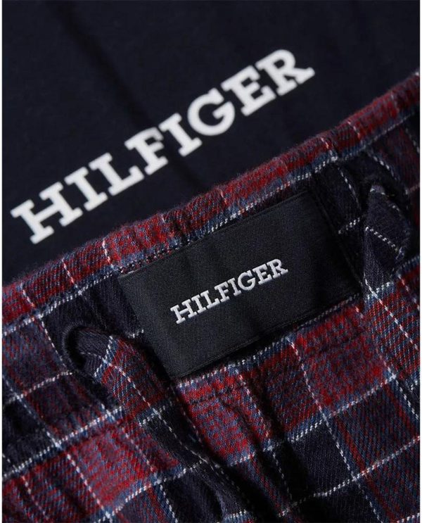 TOMMY HILFIGER ΠΥΤΖΑΜΑ ΑΝΔΡΙΚΗ ΚΑΡΩ ΠΑΝΤΕΛΙΝΙ Μ.Μ.