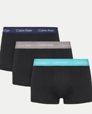 C.K. BOXER 3PACK COTTON ΛΑΣΤΙΧΟ ΤΙΡ/ΓΚΡ/ΜΠΛ/