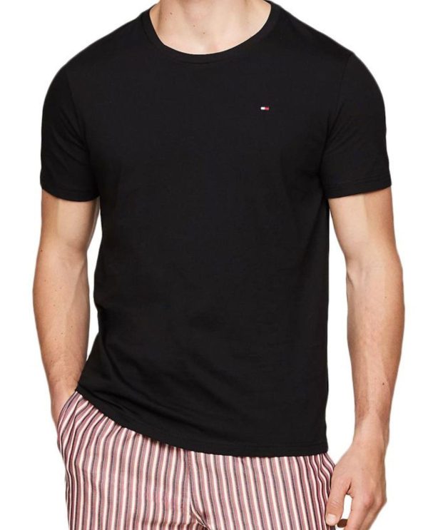 TOMMY HILFIGER T-SHIRT 3 PACK COTTON ΛΕΥ-ΜΑΥ-ΓΚΡΙ