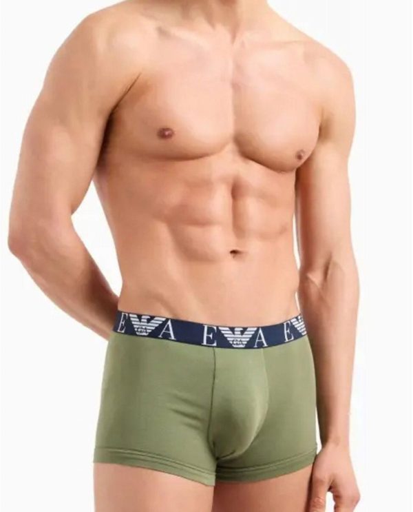 ARMANI BOXER 3PACK ΜΠΛΕ ΛΑΣΤΙΧΟ