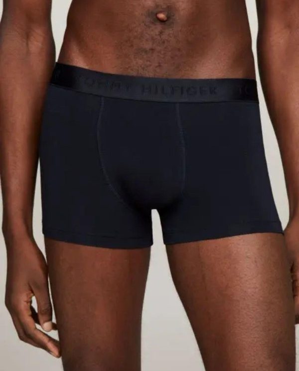 TOMMY HILFIGER BOXER 3PACK MODAL ΜΟΝΟΧΡΩΜΑ