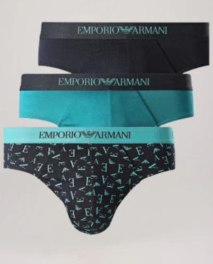 ARMANI SLIP 3PACK ΜΠΛΕ-ΠΕΤΡΟΛ ΣΗΜΑΤΑΚΙ