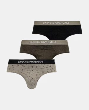 ARMANI SLIP 3PACK ΜΑΥΡΟ-ΧΑΚΙ ΣΗΜΑΤΑΚΙ