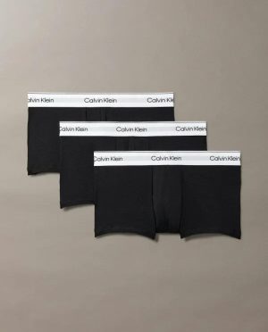 C.K. BOXER 3PACK COTTON ΛΕΥΚΟ ΛΑΣΤΙΧΟ