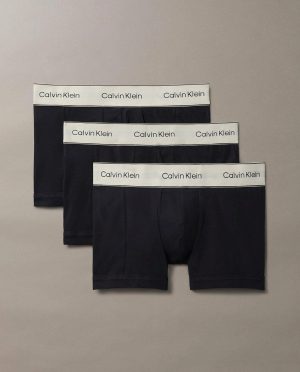 CK BOXER 3PACK Μ.ΠΟΔΙ ΕΚΡΟΥ ΛΑΣΤΙΧΟ