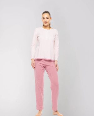 PINK LABEL ΠΥΤΖΑΜΑ ΤΟΥΛΙΠΑ COTTON