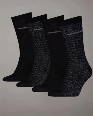 C.K.ΚΑΛΤΣΕΣ ΑΝΔΡΙΚΕΣ 4PACK ΓΡΑΜΜΑΤΑ