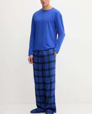 TOMMY HILFIGER ΑΝΤΡΙΚΗ ΠΥΤΖΑΜΑ ΚΑΡΟ ΠΑΝΤΕΛΟΝΙ + ΠΑΝΤΟΦΛΑ