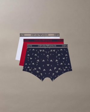 ARMANI BOXER 3PACK ΓΡΑΜΜΑΤΑ