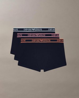 ARMANI BOXER 3PACK ΛΑΣΤΙΧΟ ΡΟΖ-ΠΟΡΤ-ΣΙΕΛ