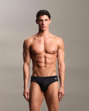 ARMANI ΜΑΓΙΟ SLIP ΜΟΝΟΧΡΩΜΟ