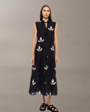 PINK LABEL ΦΟΡΕΜΑ MAXI ΜΕ ΚΕΝΤΗΜΑ
