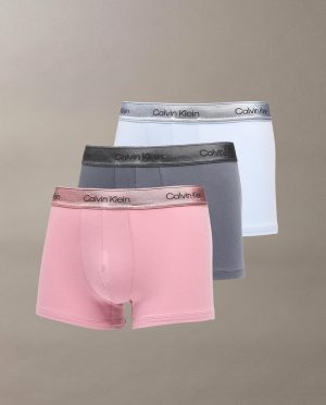 CK BOXER 3PACK ΣΙΕΛ-ΓΚΡΙ-Σ.ΜΗΛΟ